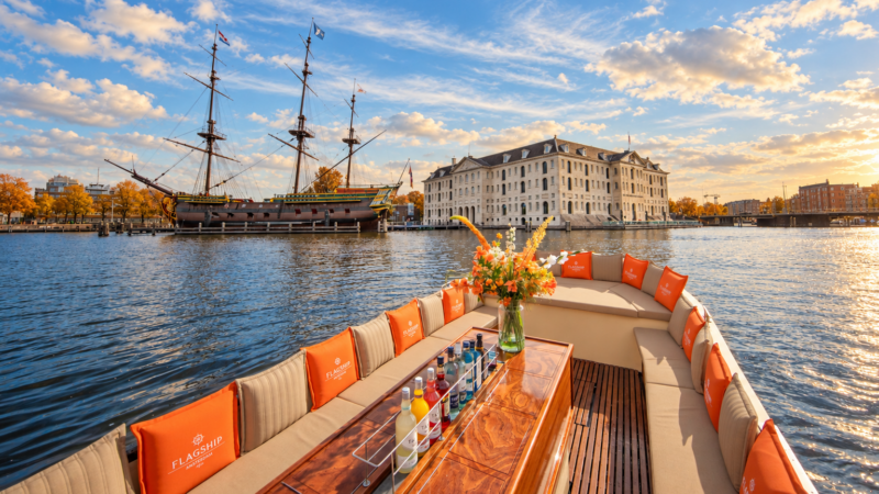 Luxury canal cruise