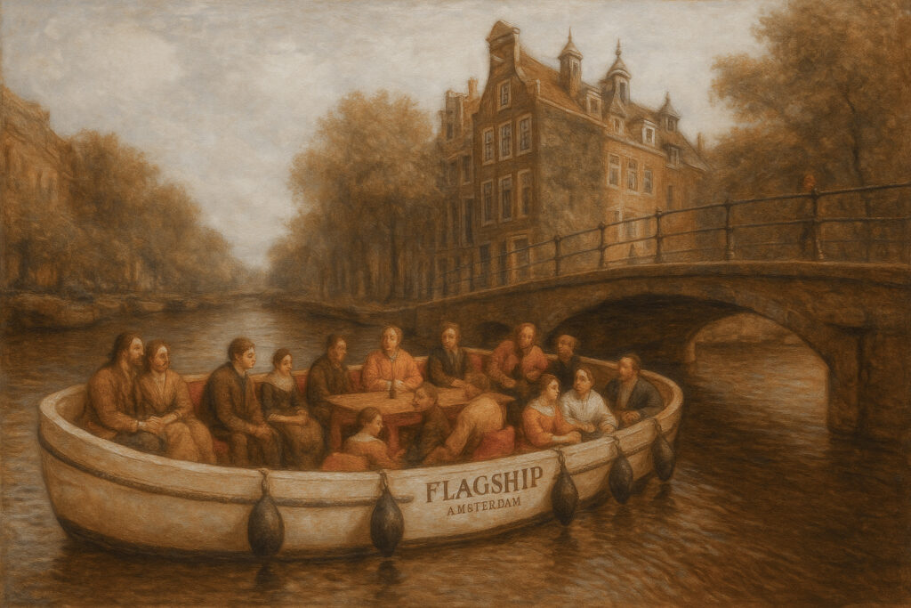 Rembrandt canal cruise Amsterdam