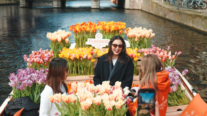 Amsterdam tulip canal cruise