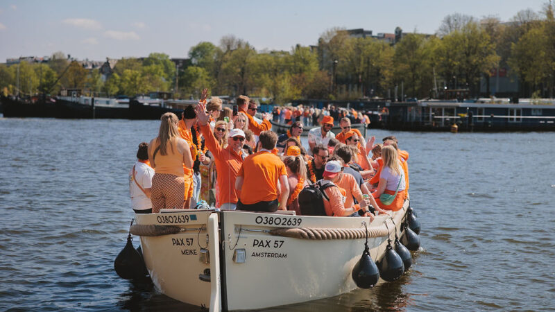 Kingsday On a Boat