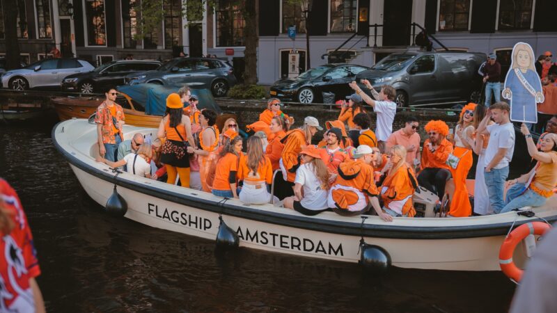 Kingsday On a Boat
