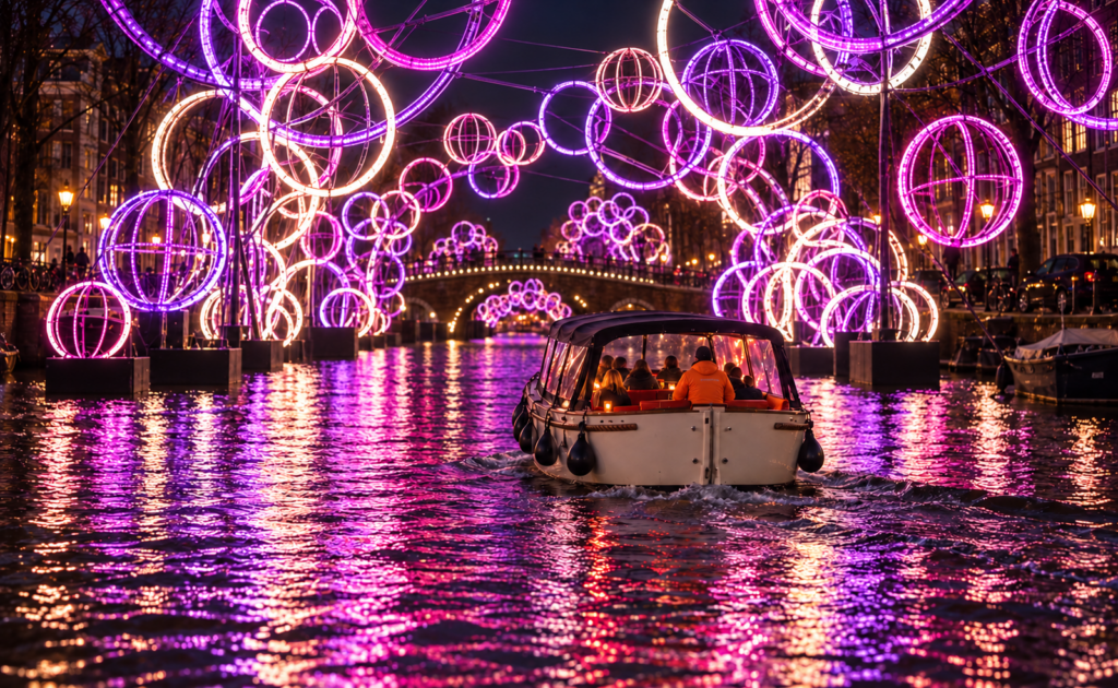 German Amsterdam Light Festival Cruise