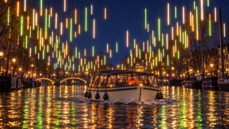 amsterdam light festival canal cruise