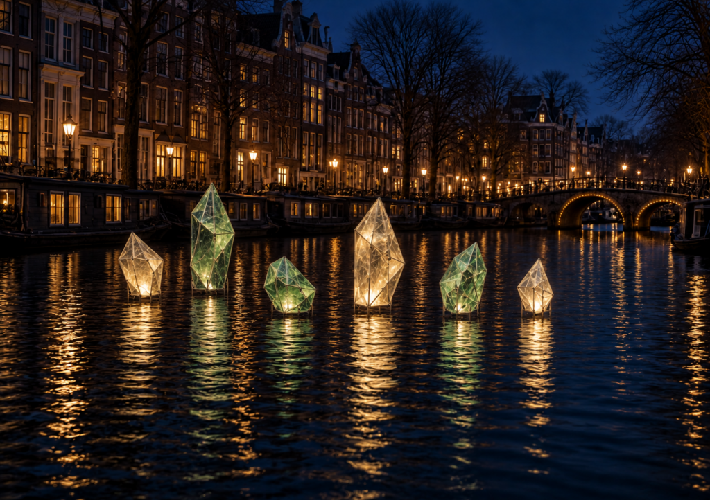 amsterdam light festival private boat